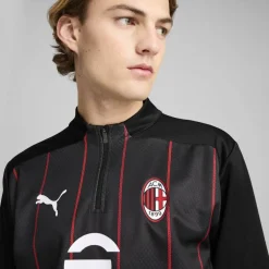 AC Milan Prematch Quarter Zip Top 2024 2025 Adults