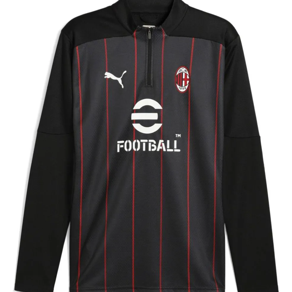 AC Milan Prematch Quarter Zip Top 2024 2025 Adults