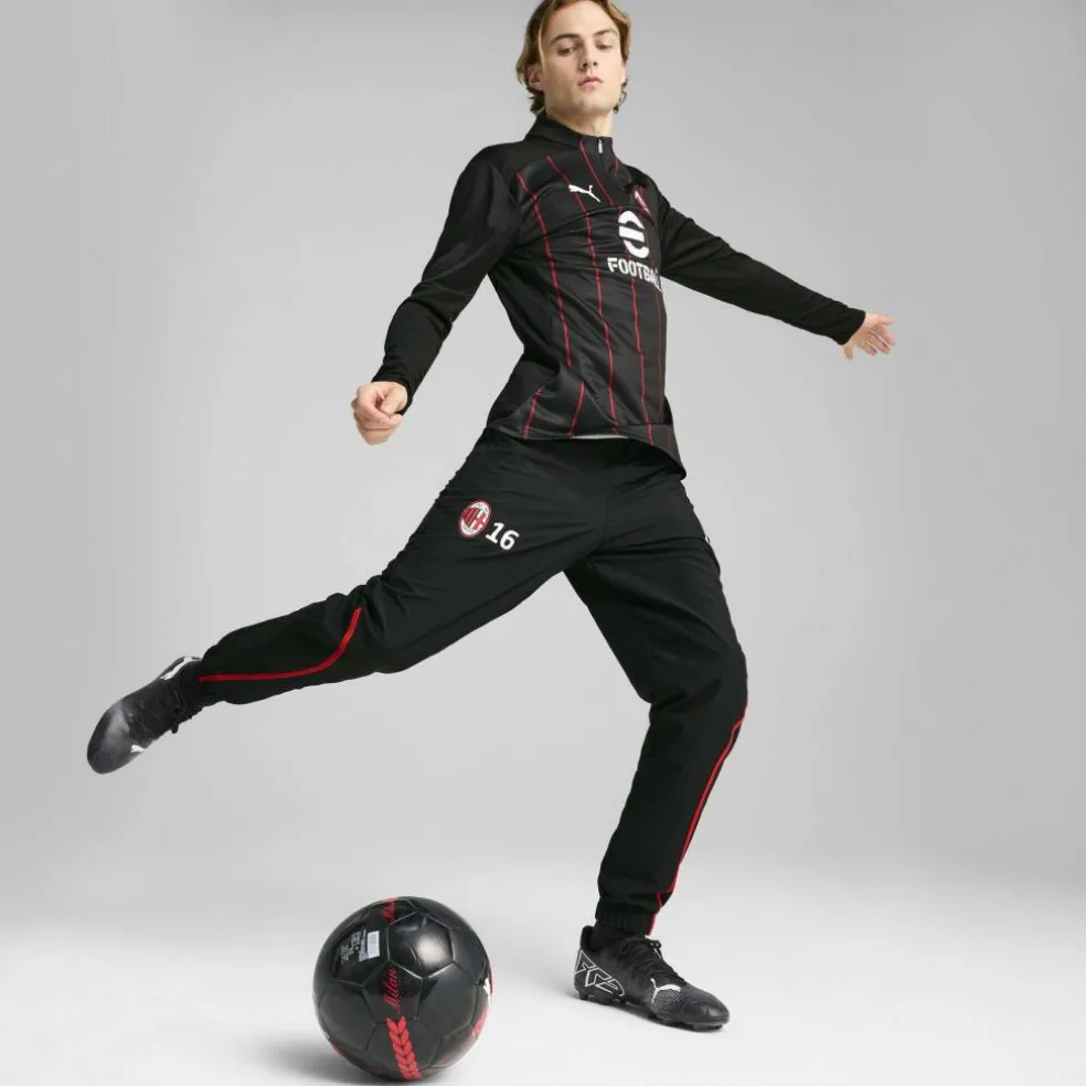 AC Milan Prematch Quarter Zip Top 2024 2025 Adults