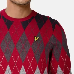 Argyle Crew Neck Jumper
