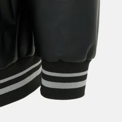 Baseball PU Jacket Mens