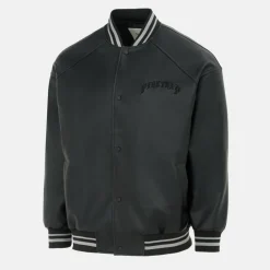 Baseball PU Jacket Mens
