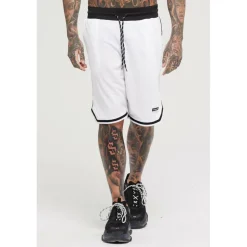Basketball Mesh Shorts White