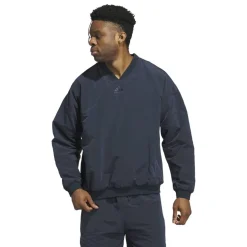 Basketball Woven Crewneck Sweatshirt Mens