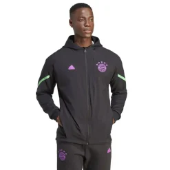Bayern Munich Designed For Gameday Full-Zip 2024 2025 Hoodie Mens