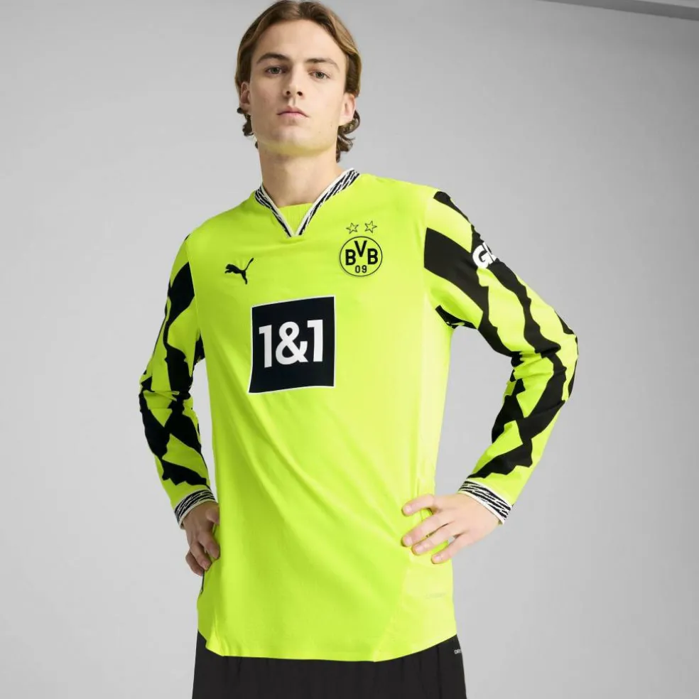 Borussia Dortmund Anniversary Long Sleeve Home Shirt Adults