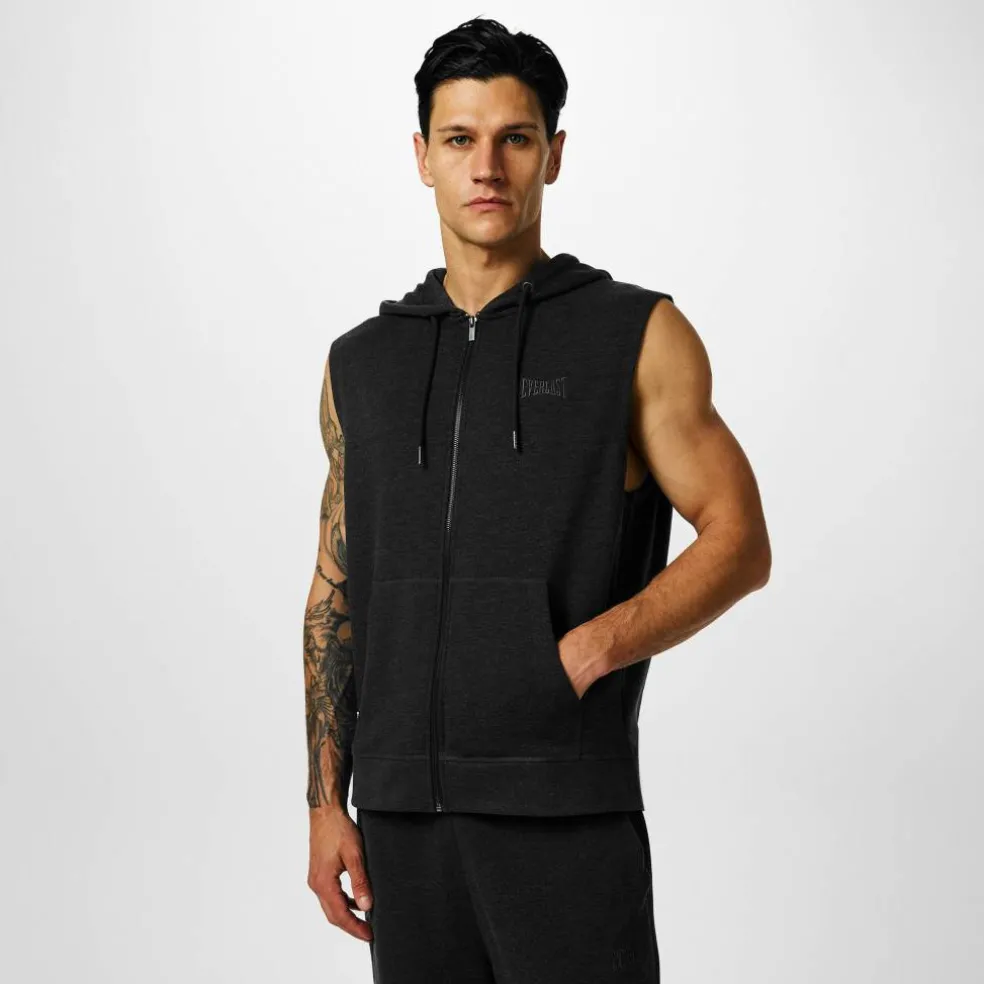 Box Sleeveless Hoodie Mens