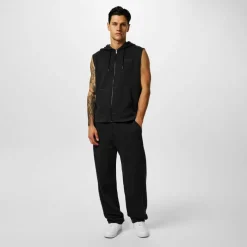 Box Sleeveless Hoodie Mens