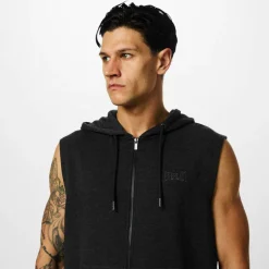 Box Sleeveless Hoodie Mens