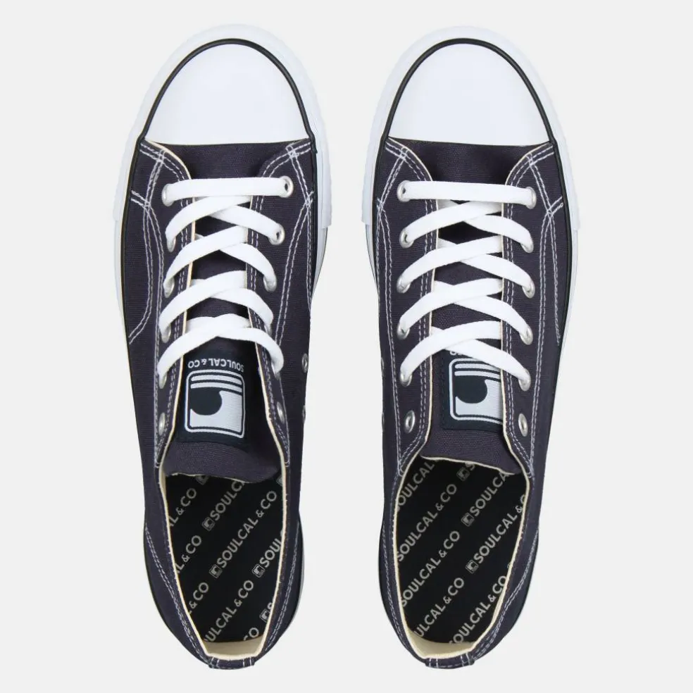 Canvas Low Trainers Mens