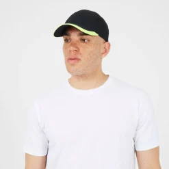 Cap with Contrast Stripe Detail