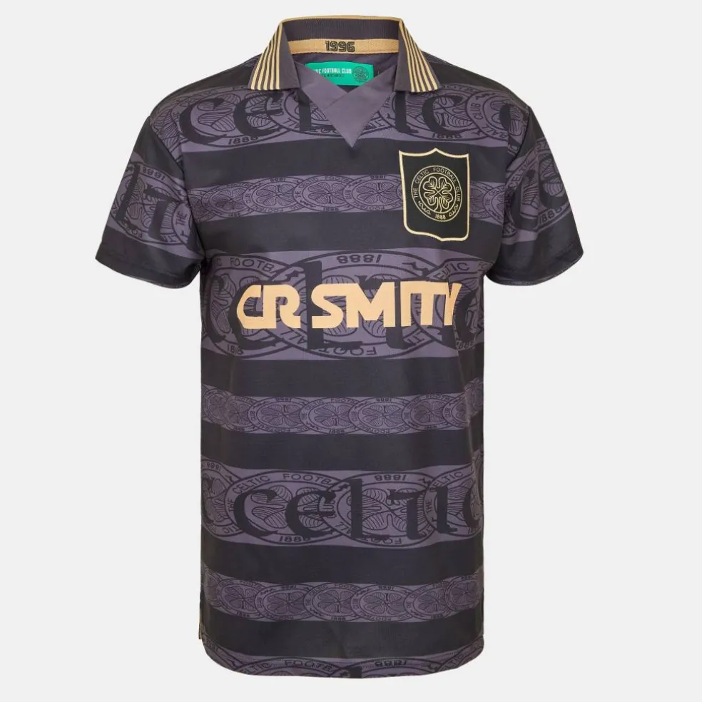 Celtic 96 Gold Retro Football Shirt Mens