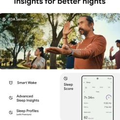 Charge 6 Fitness Tracker with Heart Rate GPS Premium Membership and Health Tools