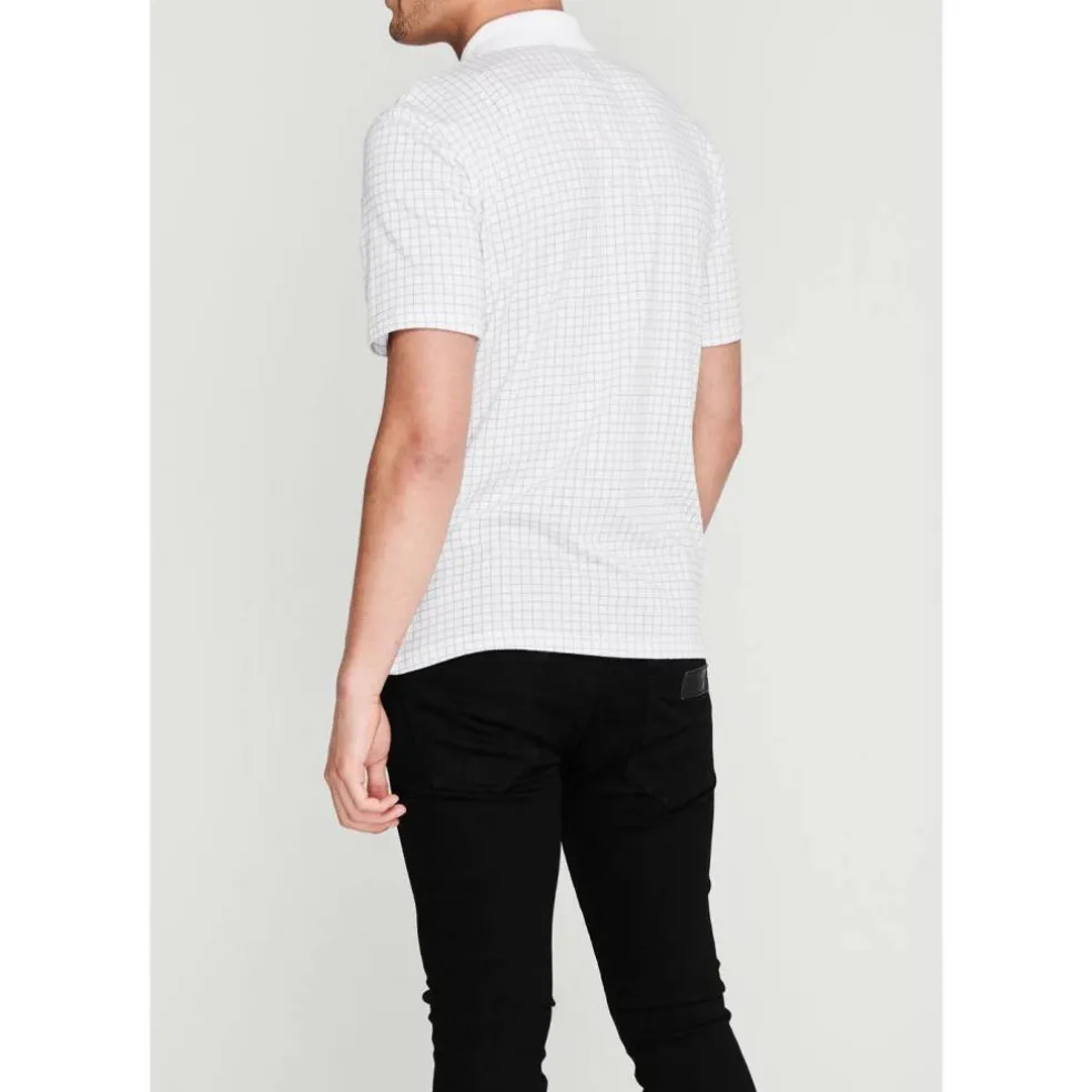 Check Golf Polo Mens