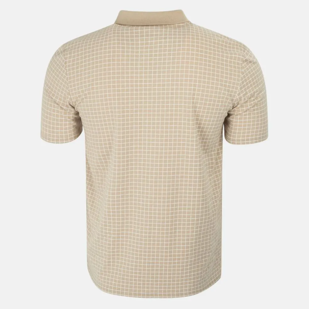 Check Golf Polo Mens