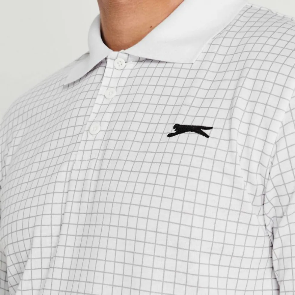 Check Golf Polo Mens