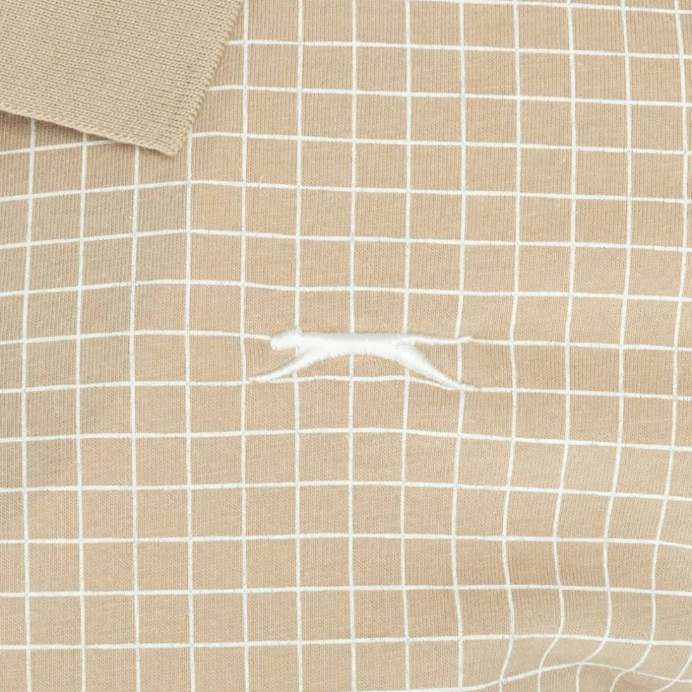 Check Golf Polo Mens