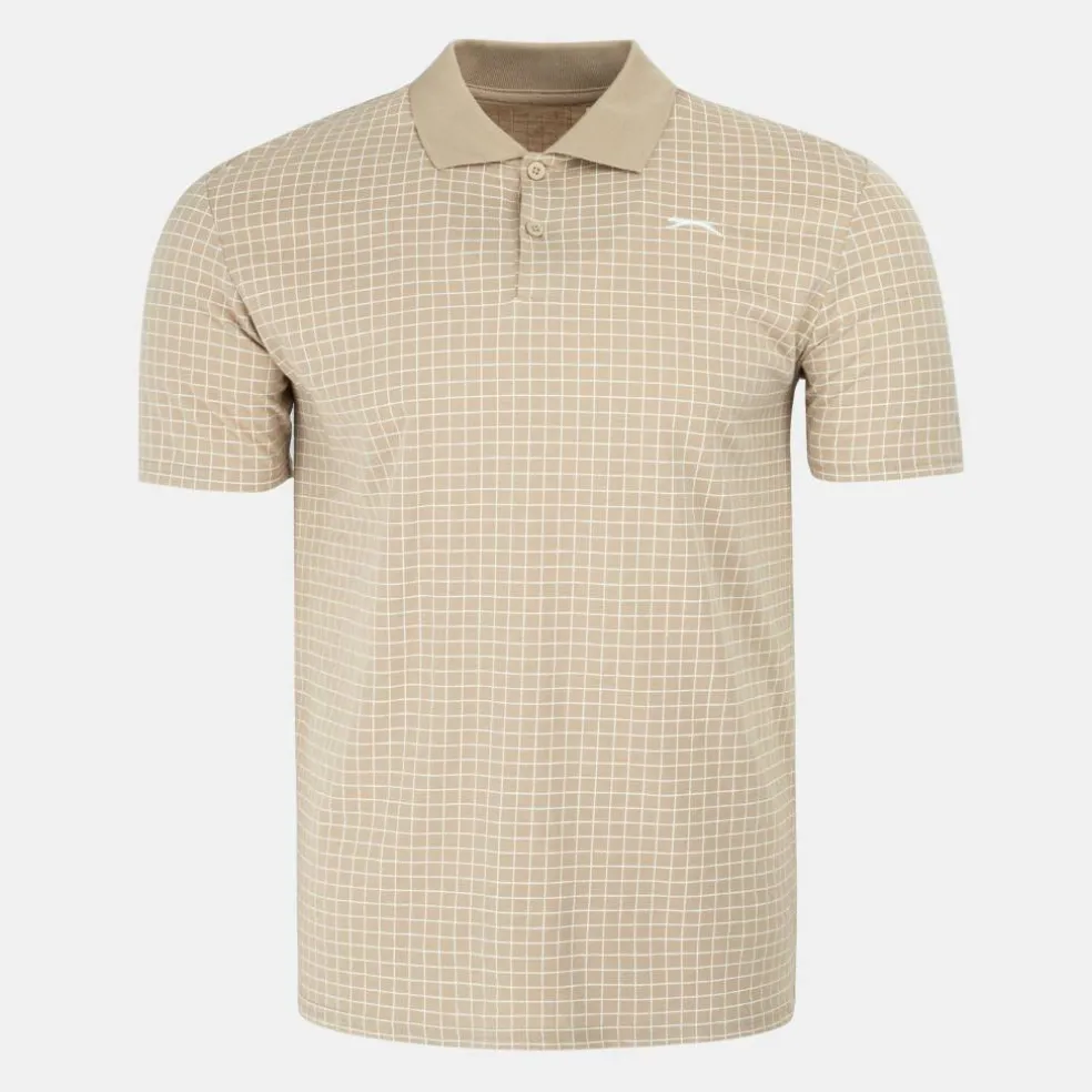 Check Golf Polo Mens