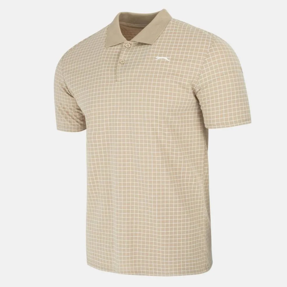 Check Golf Polo Mens