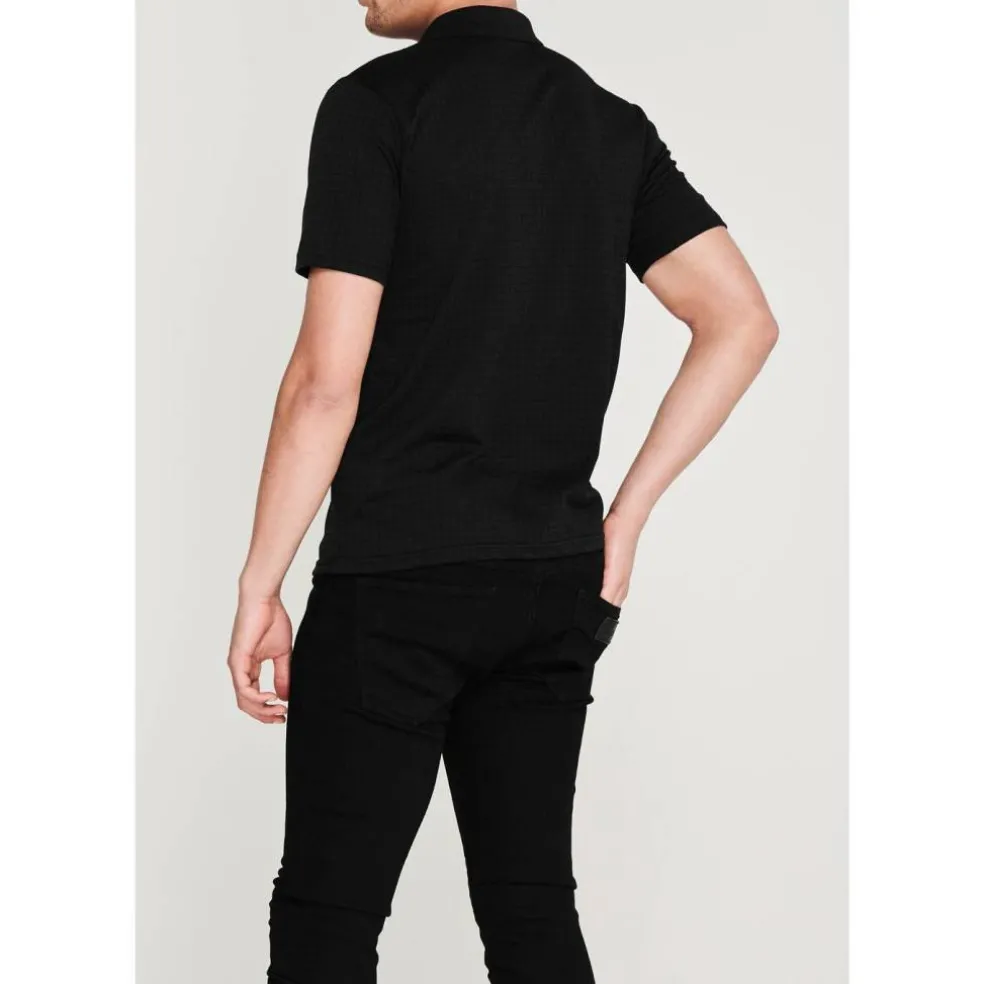 Check Golf Polo Mens