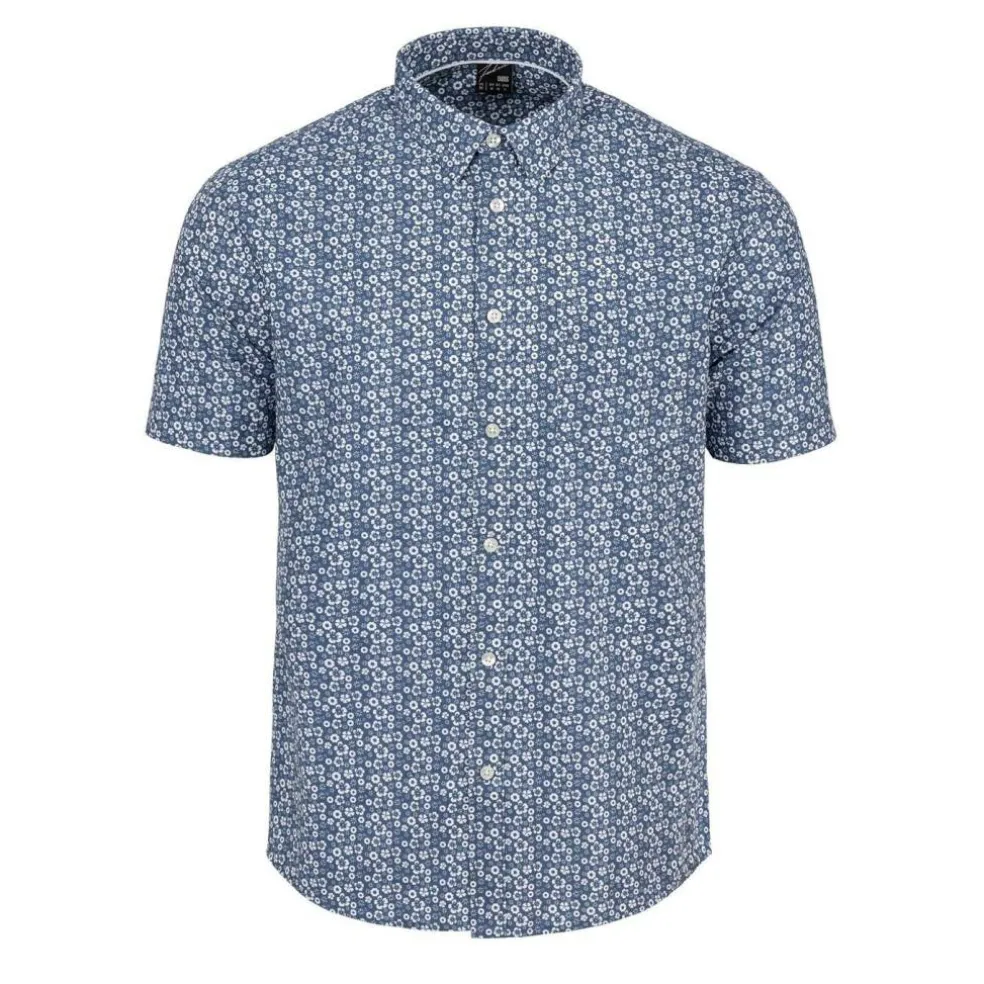 Classic Short Sleeve Poplin Shirt Mens