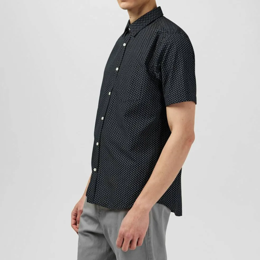Classic Short Sleeve Poplin Shirt Mens