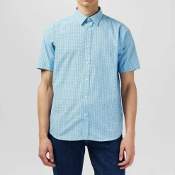 Classic Short Sleeve Poplin Shirt Mens