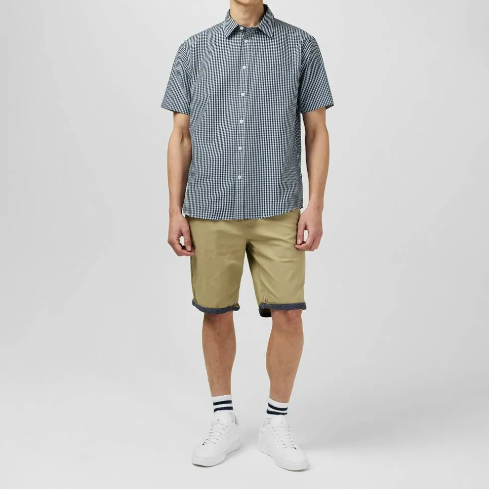 Classic Short Sleeve Poplin Shirt Mens