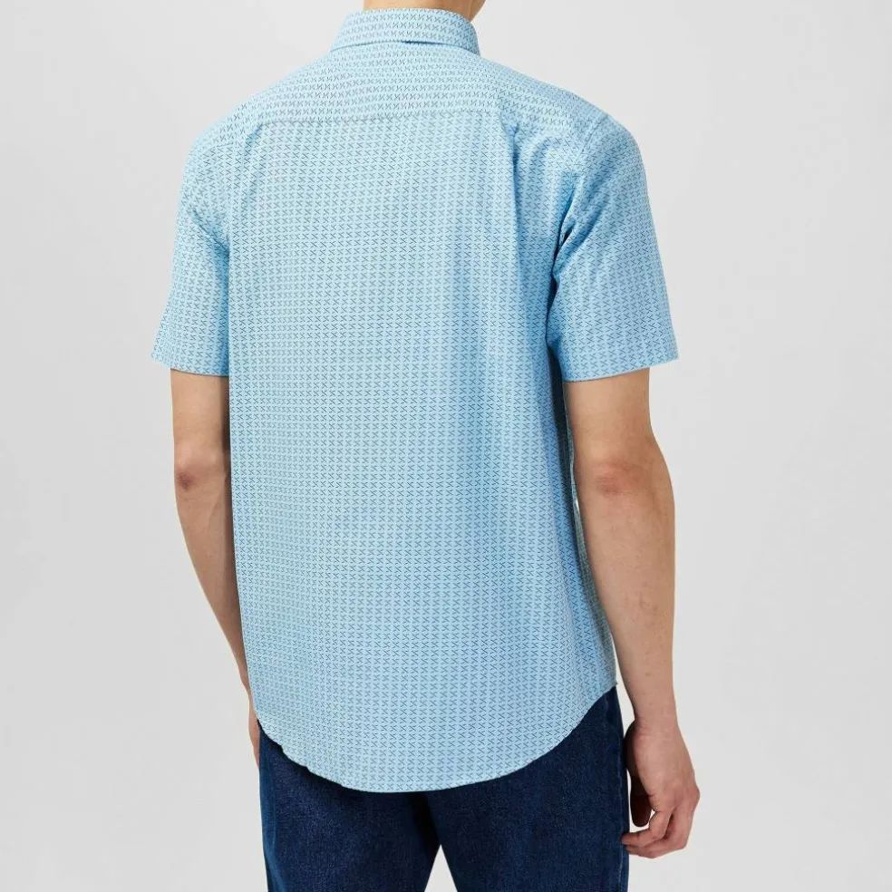 Classic Short Sleeve Poplin Shirt Mens
