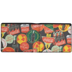 Coca-Cola Officially Licensed Badges Leather Wallet Unisex