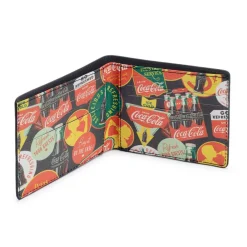 Coca-Cola Officially Licensed Badges Leather Wallet Unisex