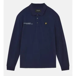 Co-Ordinate Print Long Sleeve Polo Shirt