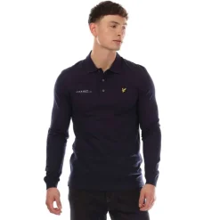 Co-Ordinate Print Long Sleeve Polo Shirt