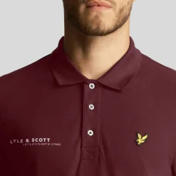 Co-Ordinate Print Plain Polo Shirt
