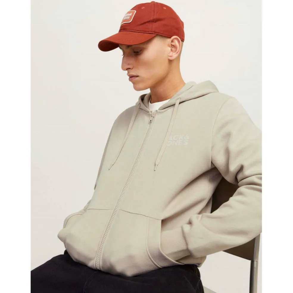 Corp Logo Sweat Zip Hood Mens