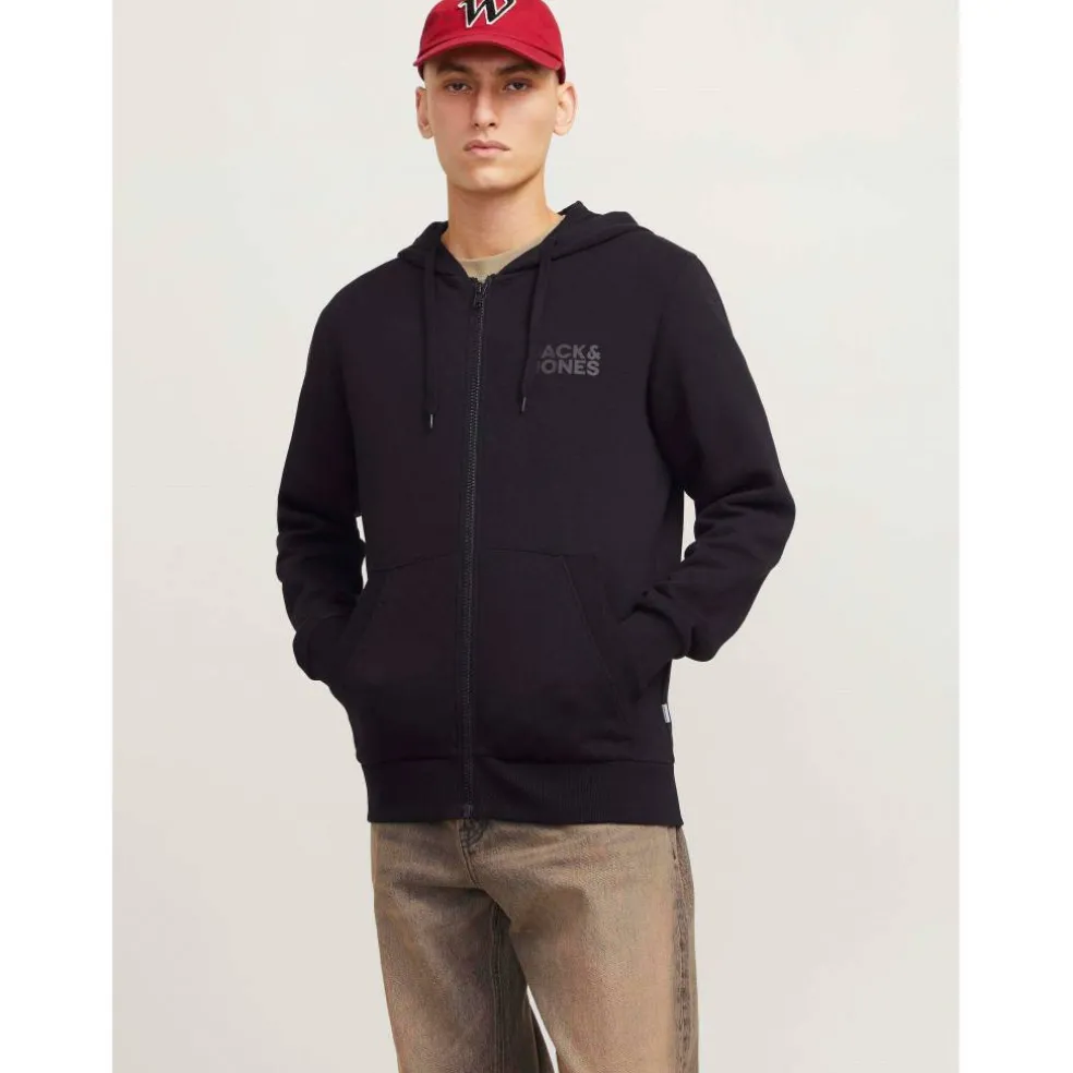 Corp Logo Sweat Zip Hood Mens