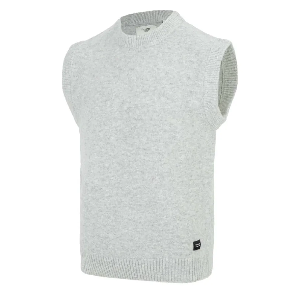 Crew Neck Sleeveless Sweater Vest Men