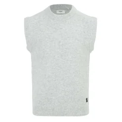 Crew Neck Sleeveless Sweater Vest Men