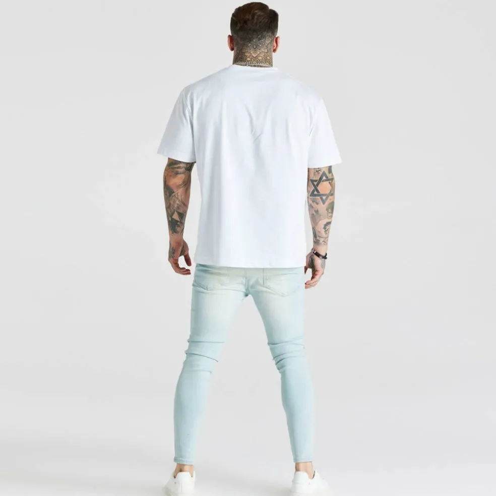 Distressed Skinny Jeans Mens
