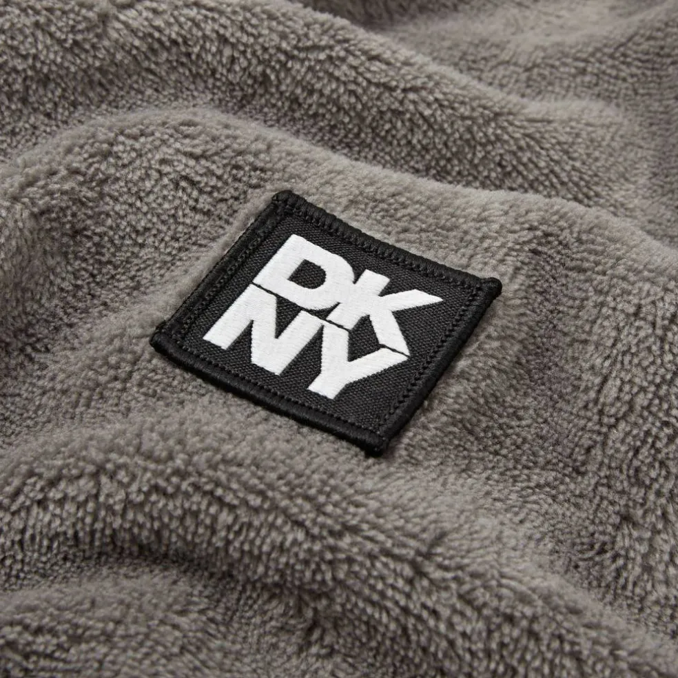 DKNY Mens Fleece Robe Trash Pandas