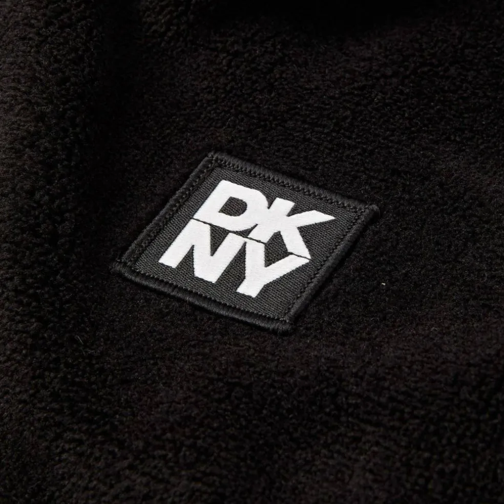 DKNY Mens Fleece Robe Trash Pandas