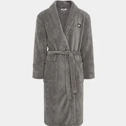 DKNY Mens Fleece Robe Trash Pandas