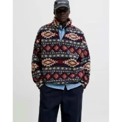 Eddie Teddy Fleece Half Zip Top Mens