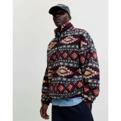 Eddie Teddy Fleece Half Zip Top Mens