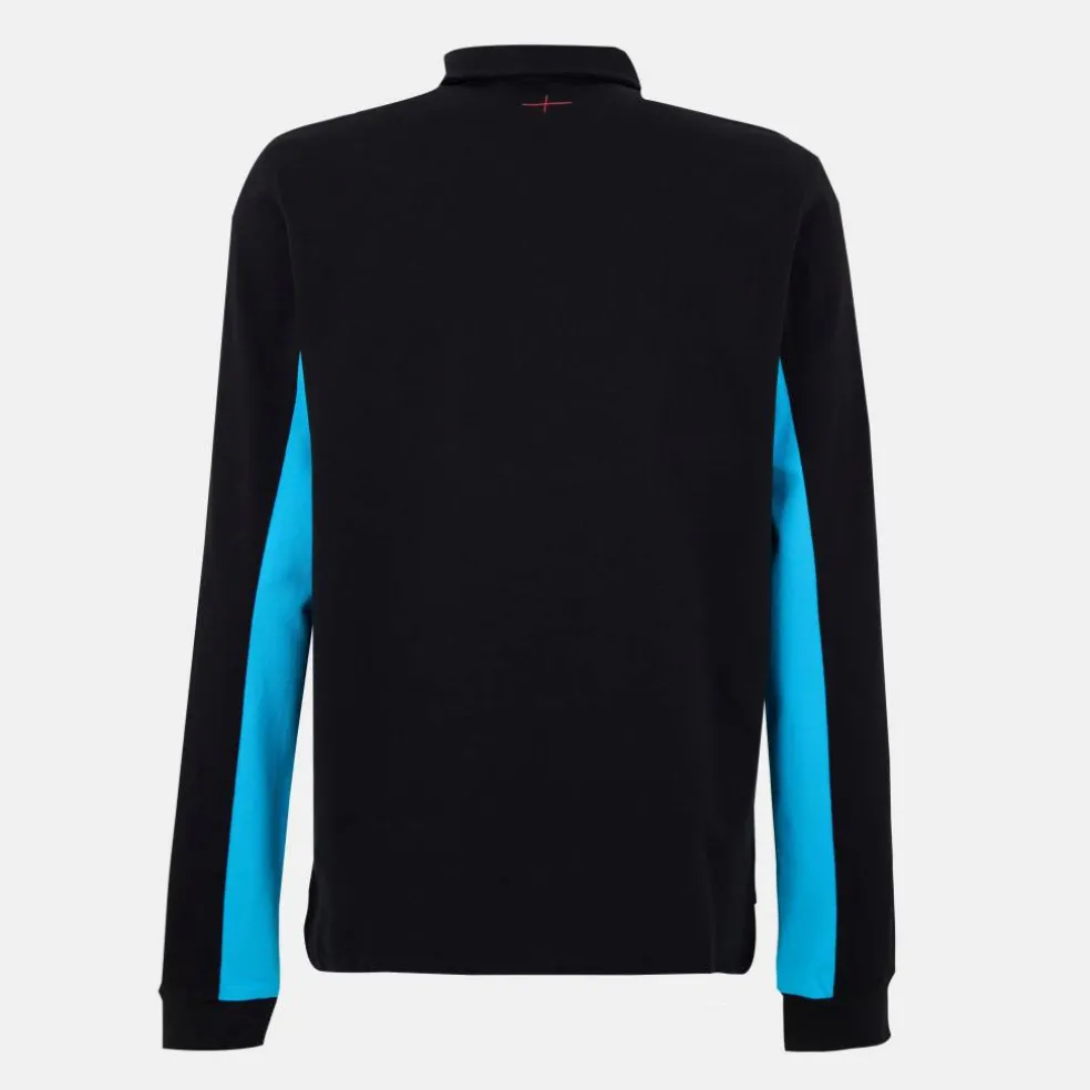 England Rugby Away Long Sleeve Polo Shirt 2025