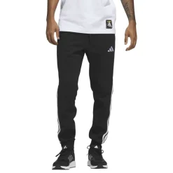 Essentials Fleece Tapered Cuff 3-Stripes Joggers