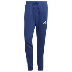 Essentials Fleece Tapered Cuff 3-Stripes Joggers
