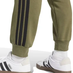 Essentials Fleece Tapered Cuff 3-Stripes Joggers