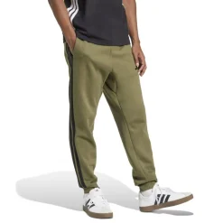 Essentials Fleece Tapered Cuff 3-Stripes Joggers