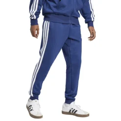 Essentials Fleece Tapered Cuff 3-Stripes Joggers